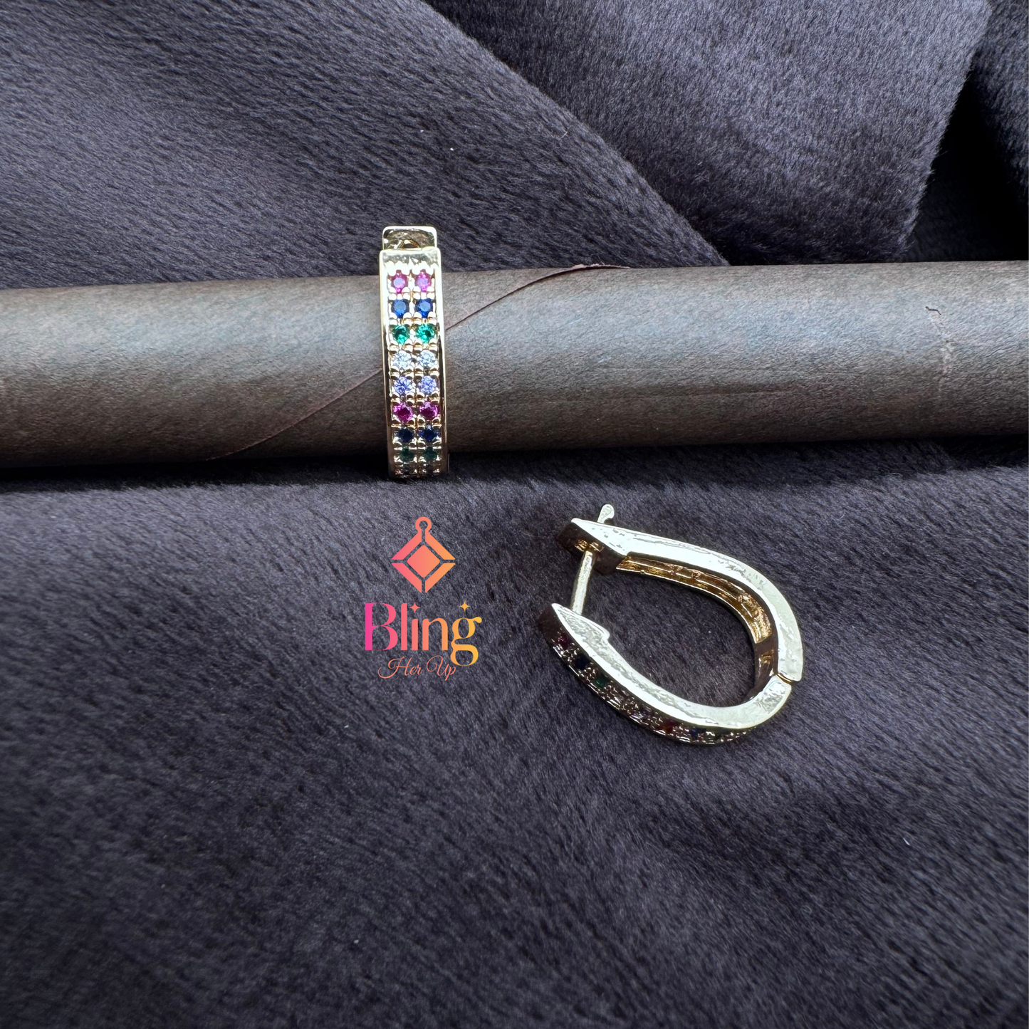 Prism-Set Earrings for Everyday Glam