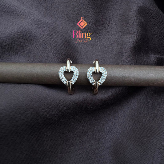 Crystal Heartlocked Sparkle Earrings