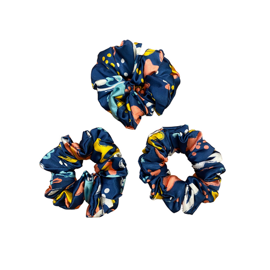Printed Scrunchies Combo - 1